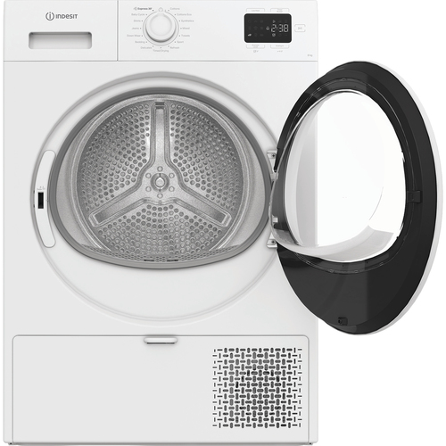 Indesit C Ysd 83D WW UK 8Kg Heat Pump Tumble Dryer - White - A++ Rated, White - image 4