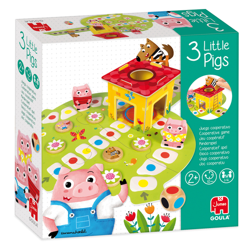 Goula 53146 настольная игра 3 Little Pigs 15 min Карточная игра Игра, основанная на случайности