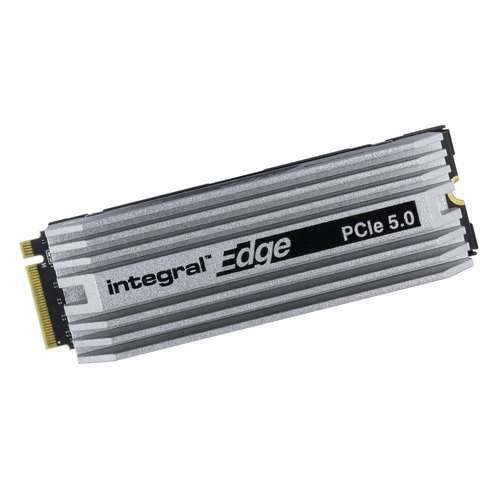 Integral 1TB - 1000GB SSD M.2 2280 NVME 2.0 PCIe Gen5 x4 R-11000MB/s W-8500MB/s IOPS R-1300K W-1400K TLC TBW 700 WITH HEATSINK EDGE