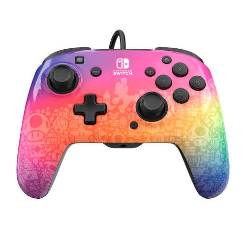 PDP REMATCH Controller & Travel Case Bundle: Star Spectrum, For Nintendo Switch, Nintendo Switch Lite, Nintendo Switch - OLED Model – image 2