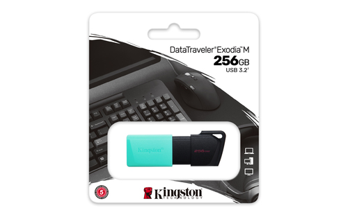Kingston Technology DataTraveler ExodiaM 256GB USB 3.2 Flash Drive - image 6
