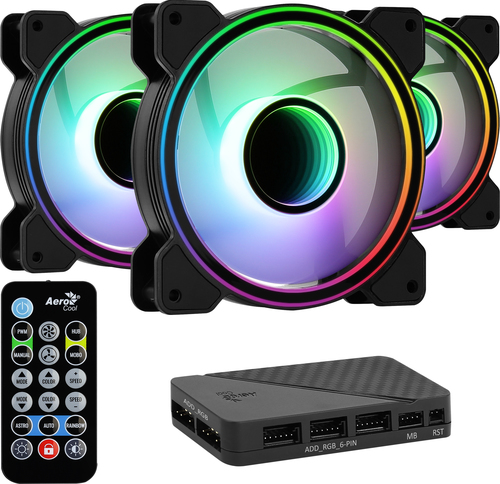 Aerocool Mirage 12 ARGB Pro Корпус компьютера Вентилятор 12 cm Черный