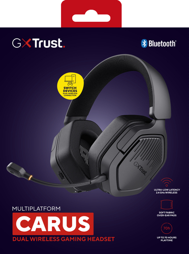 Trust GXT493 Carus - Black - Wireless Headset – Foto 8 von 10