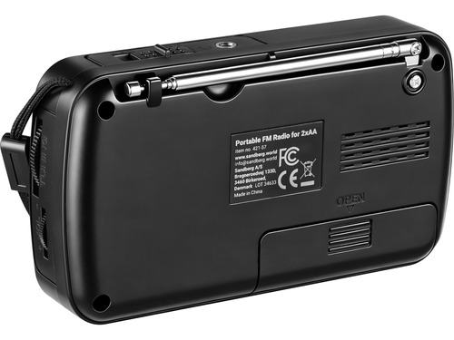 Sandberg Portable FM Radio for 2xAA – image 4