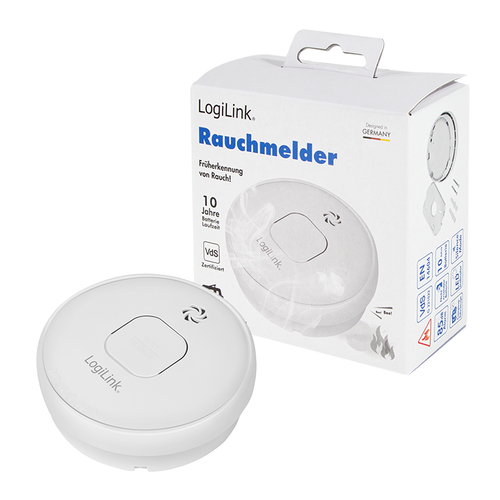 Logilink Rauchmelder mit VdS-Zulassung, 10 Jahre Batterie, afbeelding 9