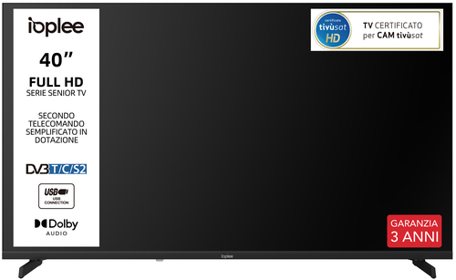 IOPLEE IOP40SEN TV 101.6 cm (40") Full HD Black 220 cd/m² – image 3
