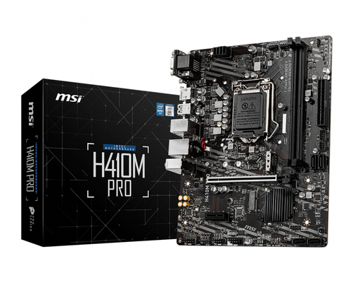 MSI H410M-PRO материнская плата Intel H410 LGA 1200 (Socket H5) Микро ATX