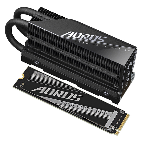 SSD INTERNO GIGABYTE AORUS GEN5 12000 SSD 2TB M2 2280 PCIE 50 NVME 20 AG512K2TB - AG512K2TB