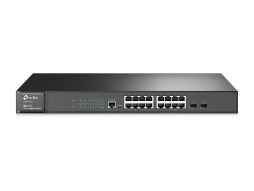 T2600G-18TS Switch Jetstream Gigabit Administrable Capa 2 16 Puertos 101001000 Mbps  2 Puertos Sfp 1 Puerto De Consola T2600G-18TS