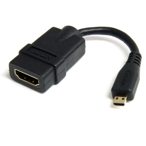 HDADFM5IN CABLE ADAPTADOR DE 12CM HDMI DE ALTA VELOCIDAD A MICRO HDMI - H A M - STARTECHCOM MOD HDADFM5IN HDADFM5IN