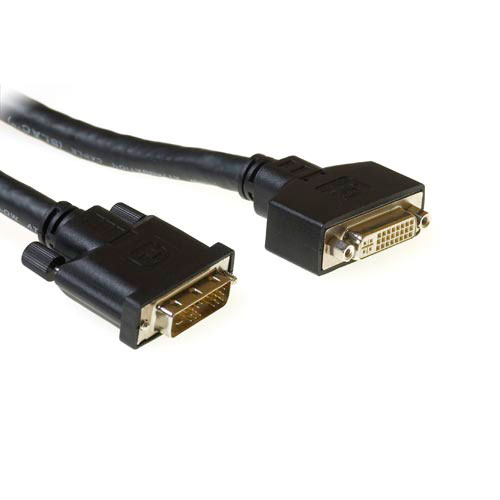 ACT AK3765 DVI kabelis 10 m DVI-D Juoda