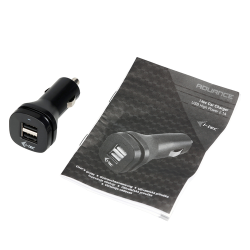 i-tec Dual USB Car Charger 2.1 A oplader, afbeelding 4