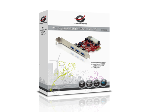 Conceptronic C4USB3EXI - USB-adapter, afbeelding 4