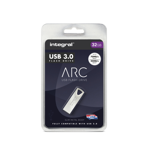 Integral 32GB USB3.0 DRIVE ARC METAL UP TO R-70 W-20 MBS – image 7