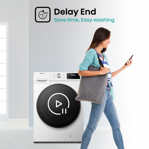 Hisense WDQA8014EVJM washer dryer Freestanding Front-load White – image 9