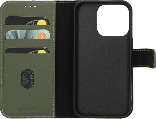 Mobiparts Leather 2 in 1 Wallet Case Apple iPhone 15 Pro Green – image 7