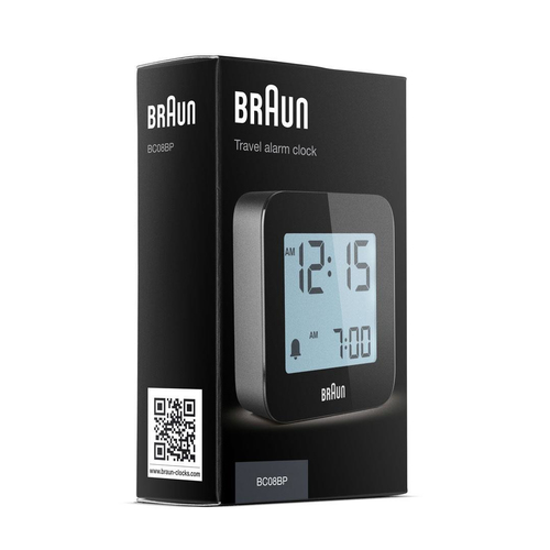 Braun BC08 Reloj despertador digital Negro