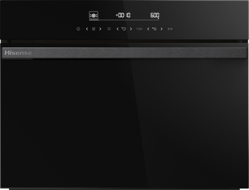 Hisense Hi6 BlackLine AirFry BIM45342ADBGUK Compact Electric Oven with Microwave - Jet Black, Black - image 1