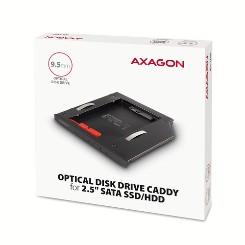 AXAGON RSS-CD09 2,5 harde schijf behuizing 2.5 inch SATA 6 Gb/s – Foto 11 van 11