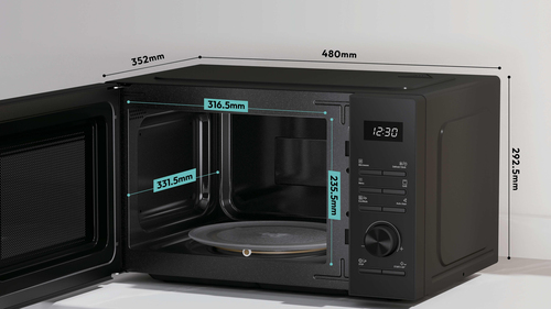 Candy CMW525GDB Black Grill microwave Countertop – image 7