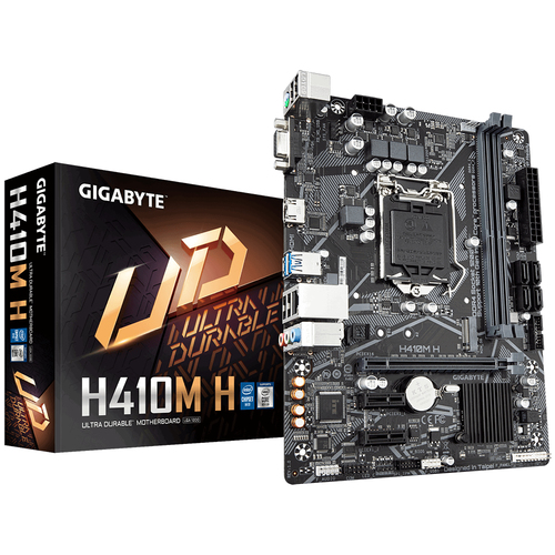 GIGABYTE H410M H материнская плата Intel H410 Express LGA 1200 (Socket H5) Микро ATX