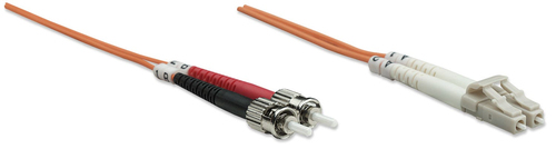 Intellinet LWL aansluitkabel LC/ST 1m Multimode OM2 oranje, afbeelding 2