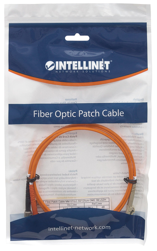 Intellinet LWL aansluitkabel LC/ST 3m Multimode OM2 oranje, afbeelding 4