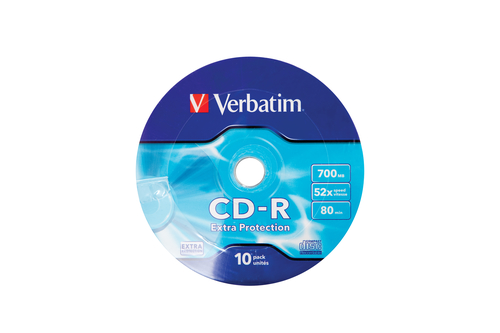 Verbatim CD-R 52X 700MB 10PK OPS Wrap EP 10 tk