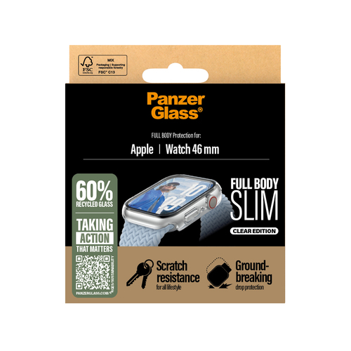 PanzerGlass Full Body Apple Watch 46 mm Displayschutz Transparent – Foto 3 von 4