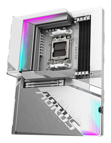 Gigabyte Aorus Stealth Ice B650 AM5 Motherboard, White - image 4