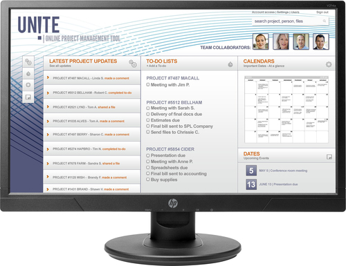 HP V214a computer monitor – image 2