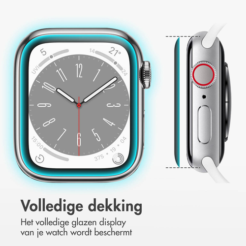 Accezz 2x Screenprotector met applicator Apple Watch Series 10 - 42 mm, afbeelding 5