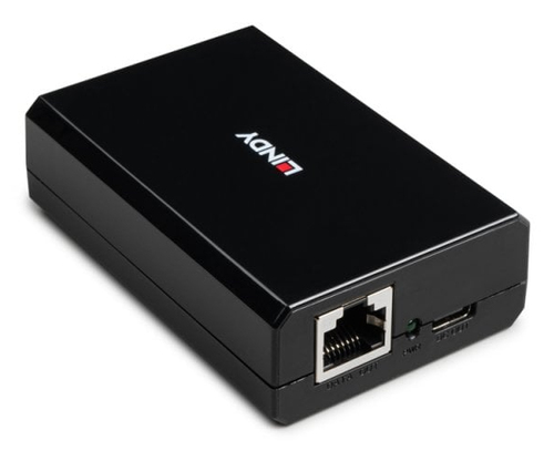 Lindy 73474 network splitter Power over Ethernet (PoE) Zwart, afbeelding 2