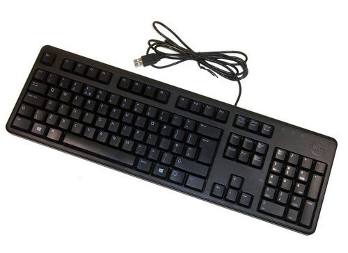 Dell DJ491 keyboard USB QWERTY English Black