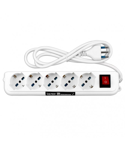 MULTIPRESA BIPASSO 5PT MU-01