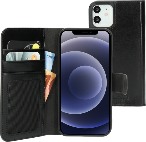 Mobiparts Excellent Wallet Case 2.0 Apple iPhone 12/12 Pro Jade Black