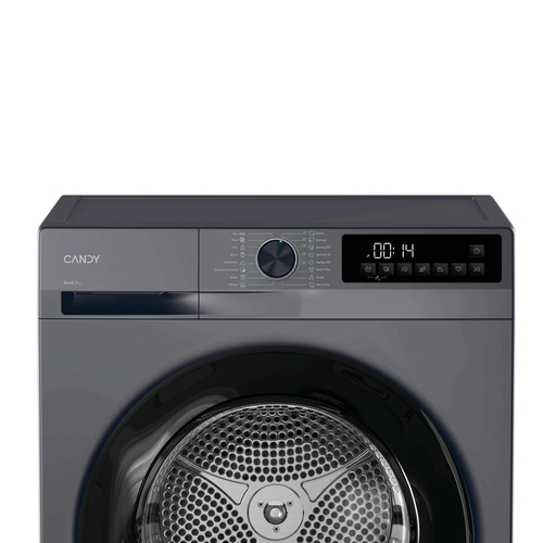 Candy Quick Pro GD 10N1BR-80 10 kg Heat Pump Tumble Dryer - Graphite, Silver/Grey - image 4