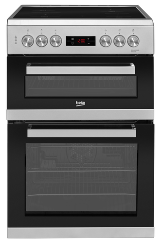 Beko KDC653S 60cm Double Oven Electric Cooker