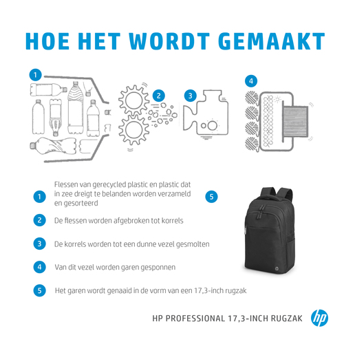 HP 17.3 inch Top Load tas Laptop tas – Foto 6 van 11