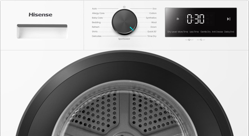 Hisense Heat pump dryer (1–7 kg) with low temperature drying, FrostDefy for use in cool spaces, and Auto Dry sensors for precise results. Twin Flow ensures even – image 8