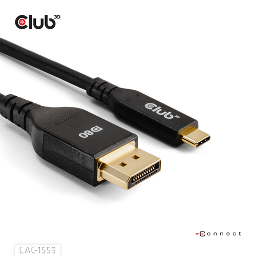 Club 3D USB-C naar DisplayPort DP80 bidirectioneel adapter, afbeelding 8