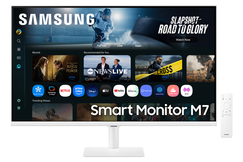 Samsung Smart Monitor M7 M70F 4K LS32FM703UUXEN Monitor Wit