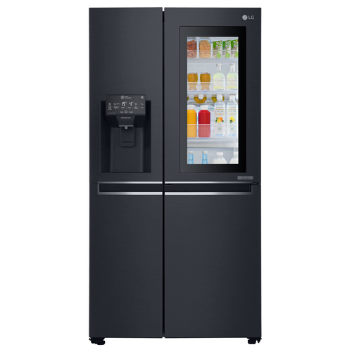 LG GSX961MCVZ side-by-side холодильник Отдельно стоящий 601 L Черный