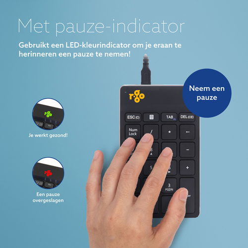 R Go Numeriek Toetsenbord Compact break - Toetsenpaneel, afbeelding 5