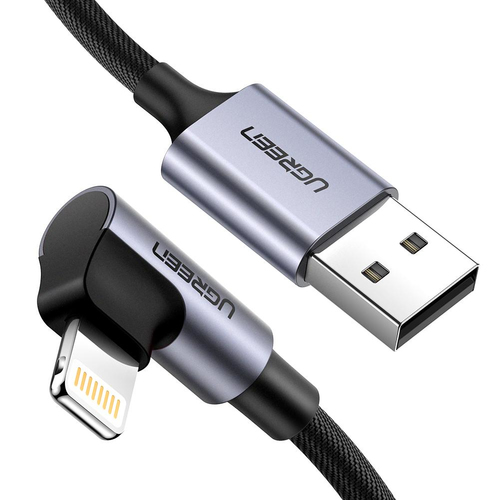 Ugreen 60521 кабель с разъемами Lightning Черный, Серый