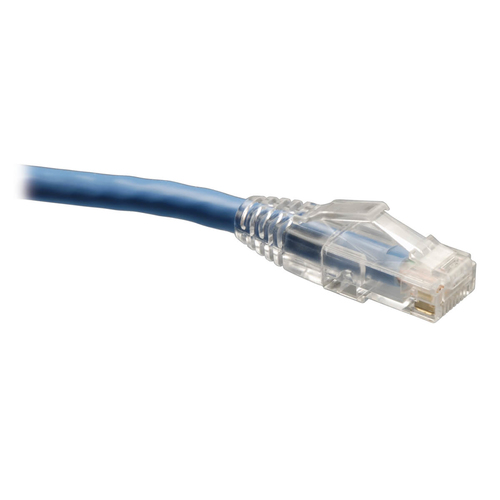 N202-125-BL CABLE PATCH CAT6 CONDUCTOR  SOLIDO SNAGLESS RJ45 M/M AZUL 381M