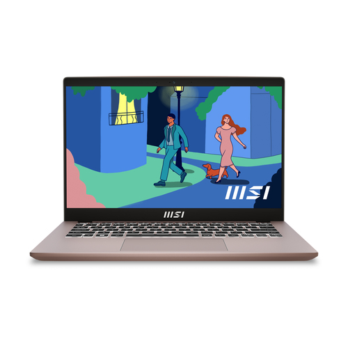 MSI Modern 14 C12M-634NL Intel® Core™ i7 i7-1255U Ноутбук 35,6 cm (14") Full HD 16 GB DDR4-SDRAM 512 GB Твердотельный накопитель (SSD) Wi-Fi 6 (802.11ax) Windows 11 Home Розовый