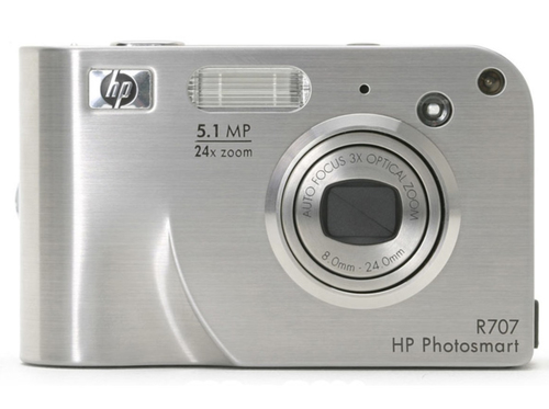 HP Photosmart R707 digital camera with Instant Share™ 1/1.8" 5.3 MP