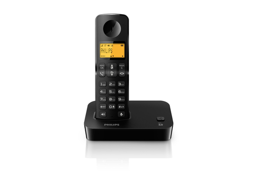 Philips D2001B/BR telephone DECT telephone Caller ID Black – image 2