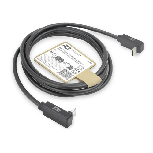 ACT Connectivity USB 3.2 USB-C (omhoog/omlaag haaks) naar USB-C (omhoog/omlaag haaks) kabel, afbeelding 3